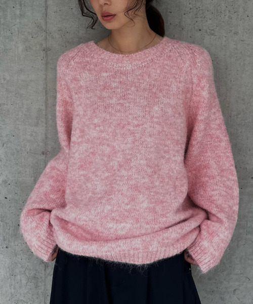 ニット セーター 「Good Riddance」モヘアタッチ プルオーバー