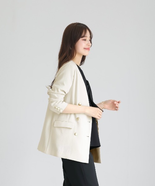 Emilyan（エミリアン） ジャケット ノーカラージャケット レディース