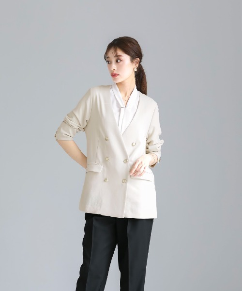 Emilyan（エミリアン） ジャケット ノーカラージャケット レディース