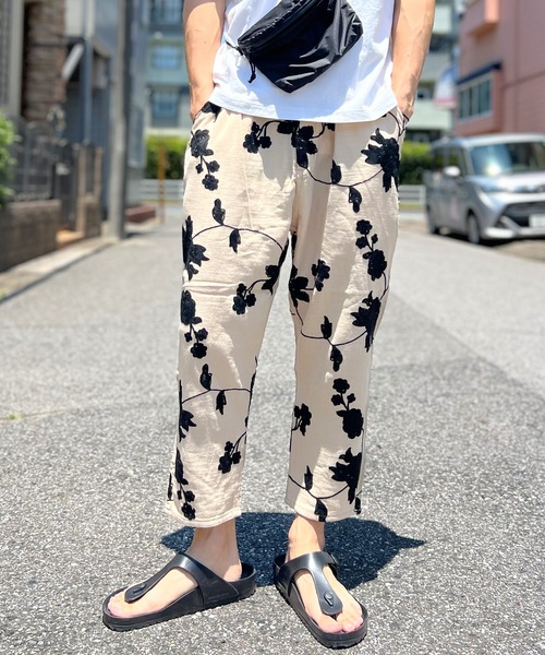 BEATJIVE（ビートジャイブ） パンツ クロップドパンツ メンズ 花柄