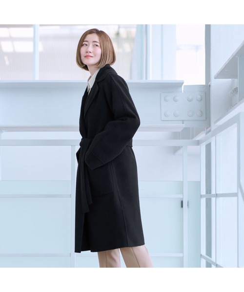 AOYAMA ピーコート pコート カシミヤの風合いの良さ、暖かさ、軽さを