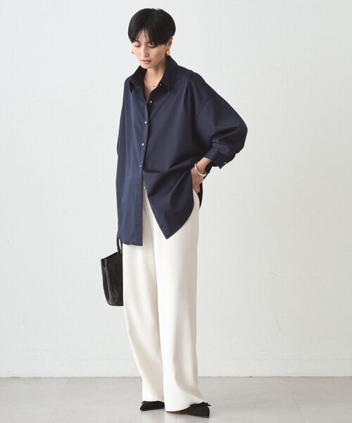 Loungedress（ラウンジドレス） ブラウス シャツ サテンBIGシャツ