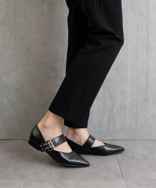 パンプス スタッズベルトフラットパンプス : ZOZOTOWN Yahoo!店 - 通販