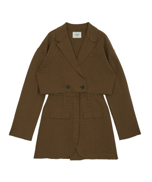 Ameri（アメリ） コート アウター JACKET SEPARATE KNIT TOP