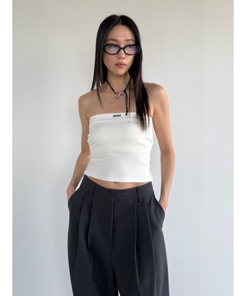 Didot.showroom チューブトップ ベアトップ リボンベアトップ