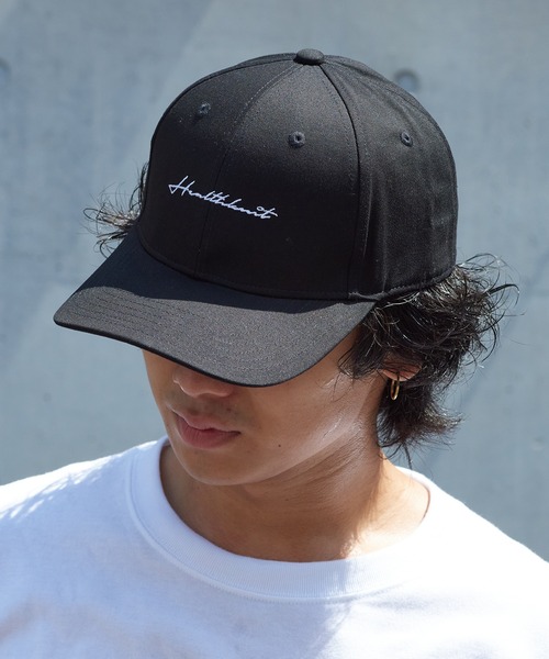 Healthknit（ヘルスニット） キャップ 帽子 「Healthknit」ロゴ刺繍