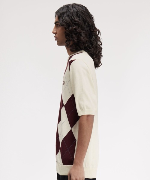 FRED PERRY（フレッドペリー） セーター ニット Argyle Knitted T