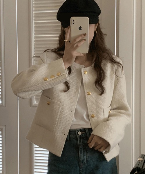 MAISON DE THERESE（メゾン ド テレーズ） ジャケット ノーカラー