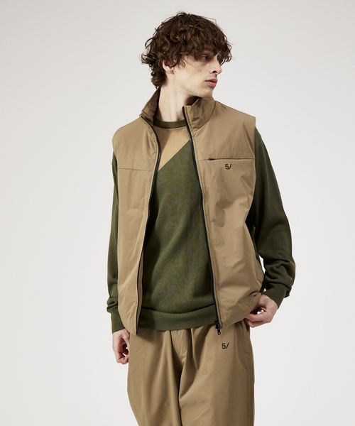 5351 POUR LES HOMMES ベスト ジレ 「5/」ナイロンセットアップ ベスト