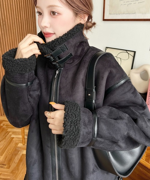 moment+ ムートンコート ボアコート 「累計販売枚数3万枚突破