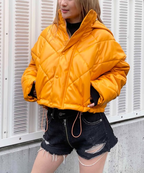 SPIRALGIRL（スパイラルガール） ダウンコート ダウンジャケット 合皮