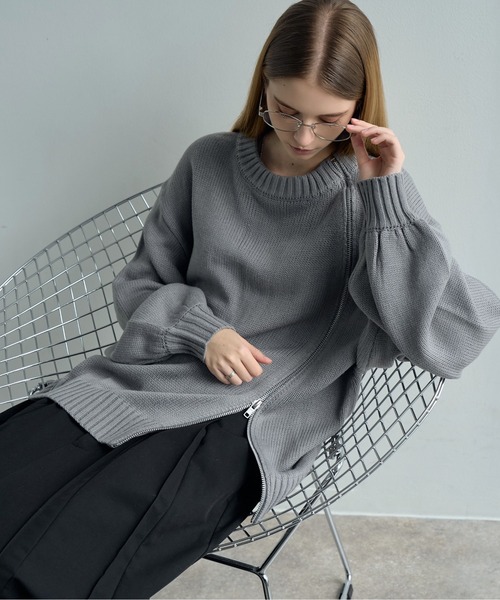 ELLUV セーター ニット 「ELLUV/エルヴ」-2025AW EDIT-カーブラウンド