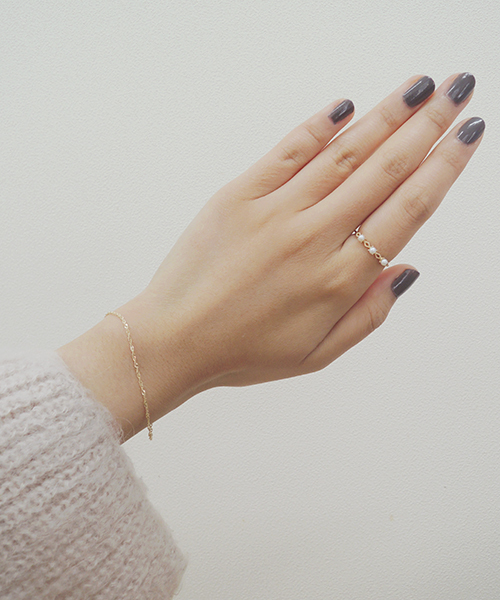 ete（エテ） ブレスレット K10YG スクリューチェーン ブレスレット