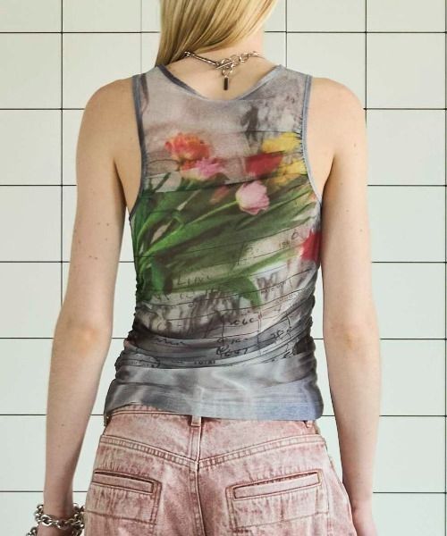 MAISON SPECIAL（メゾンスペシャル） タンクトップ ノースリーブ Tulip