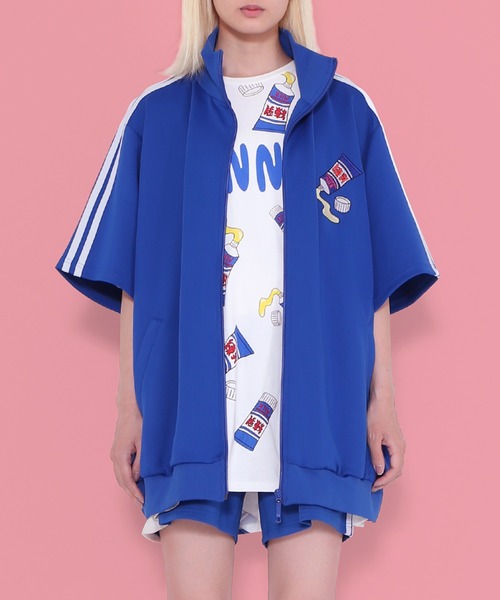 PUNYUS（プニュズ） ジャージ 半袖フードジャージトップ レディース