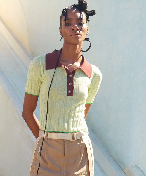MAISON SPECIAL（メゾンスペシャル） ポロシャツ ポロ Knit Polo Shirt