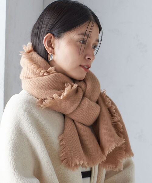 SHIPS（シップス） ストール マフラー カシミヤ 100 ライト ストール