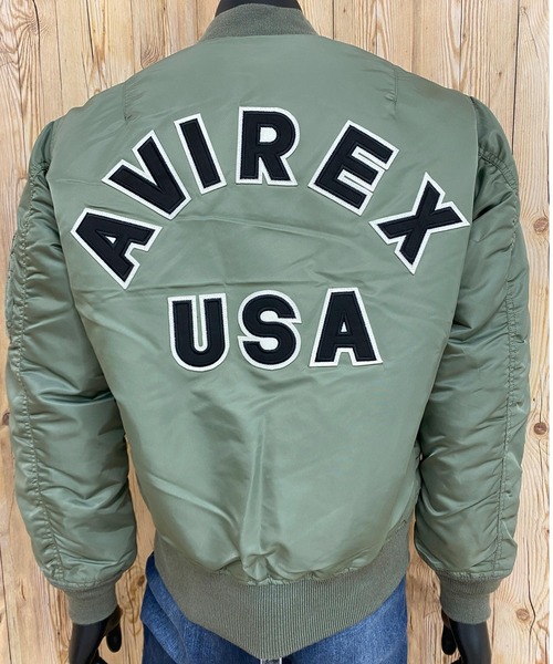 AVIREX（アヴィレックス） ma1 ma-1 MA-1 コマーシャルロゴ COMMERCIAL