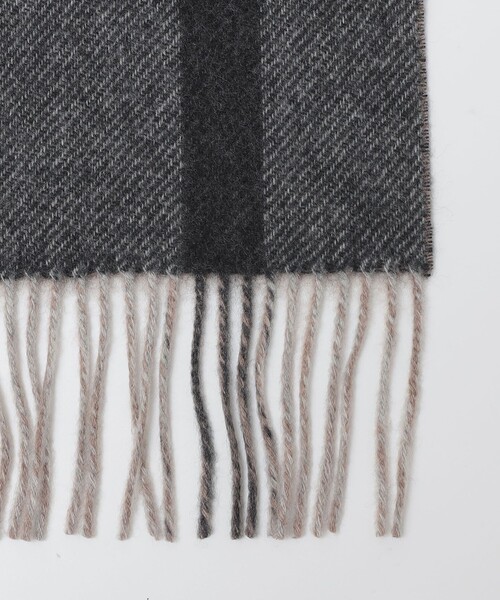 SHIPS（シップス） マフラー SHIPS: カシミヤ ダブルフェイス チェック