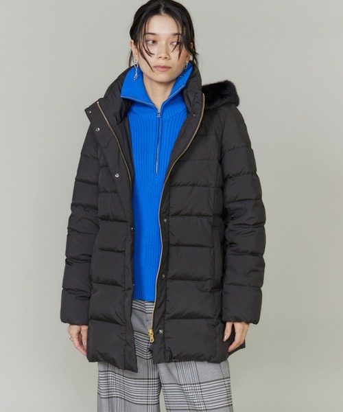 INED（イネド） ダウンコート ダウンジャケット フェイクファーフード