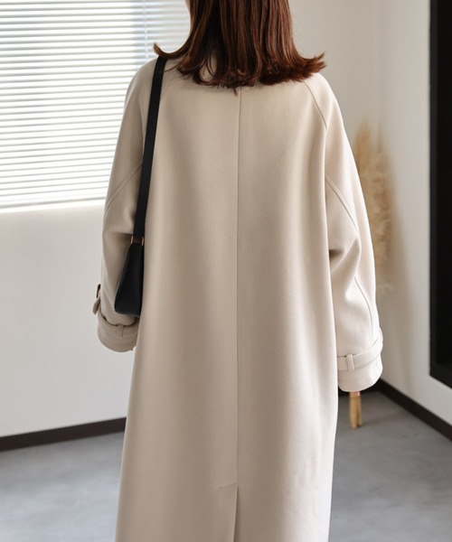 sakishimatokyo ステンカラーコート コート 「2WAY」フェイクウール