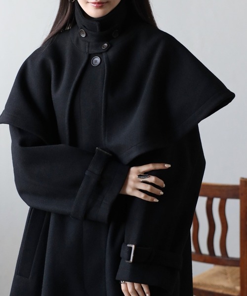 sakishimatokyo ステンカラーコート コート 「2WAY」フェイクウール
