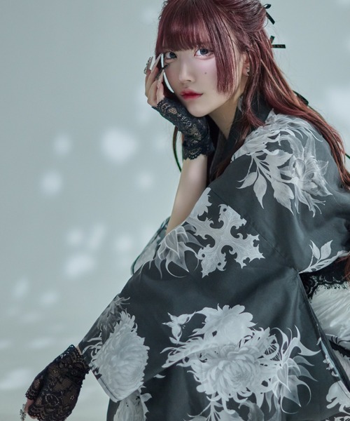 REFLEM（レフレム） 浴衣 「REFLEM/レフレム」総柄浴衣SET レディース