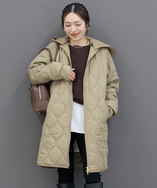 Aletta vita ダウンコート ダウンジャケット ファーライナー付マルチ