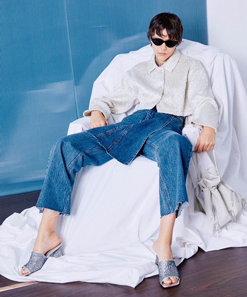 MAISON SPECIAL（メゾンスペシャル） サンダル スクエアミュール