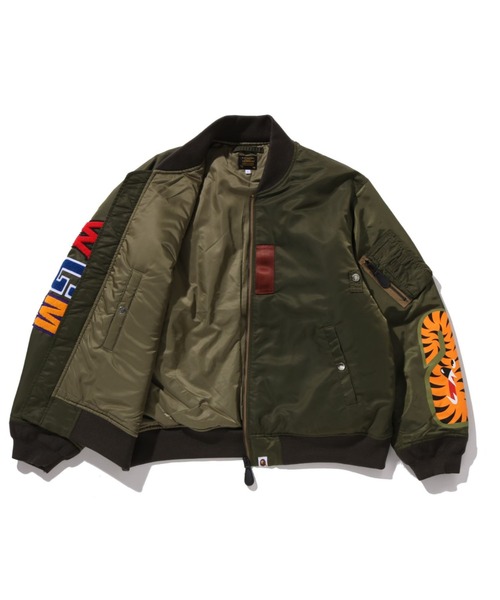 A BATHING APE（アベイシングエイプ） ma1 ma-1 SHARK MA-1 メンズ