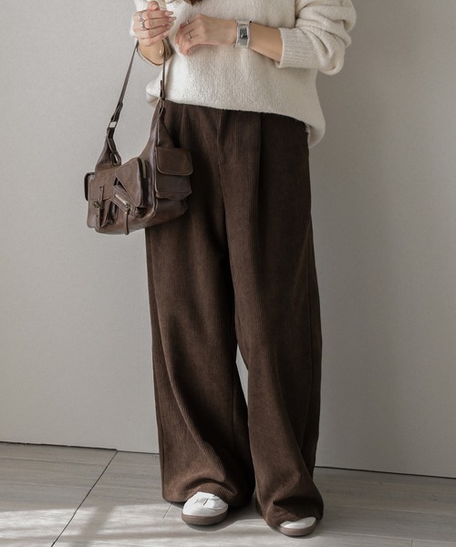 パンツ コーデュロイワイドパンツ レディース : ZOZOTOWN Yahoo!店