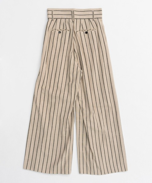 MAISON SPECIAL（メゾンスペシャル） スラックス パンツ Stripe Tack