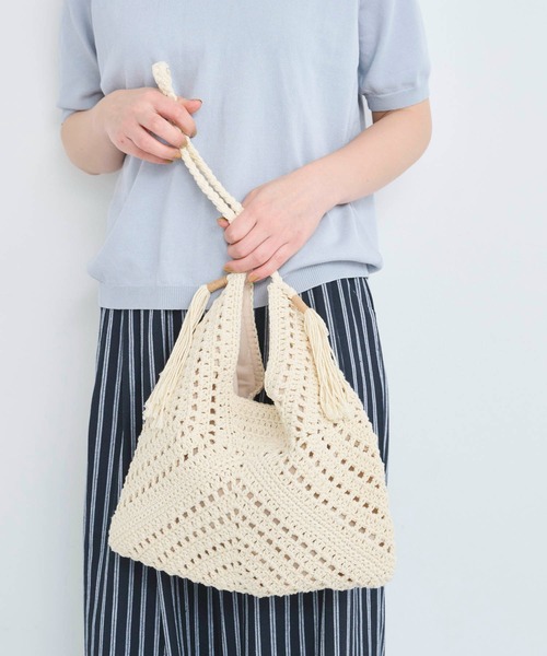 ハンドバッグ クロシェ編みワンハンドルバッグ : ZOZOTOWN Yahoo!店