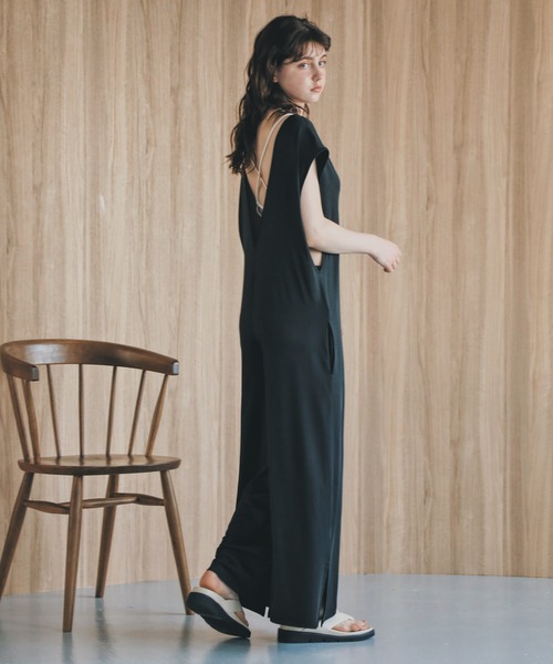 ラッシュガード UPF50+ 2WAYサロペットオールインワン ワイドパンツ