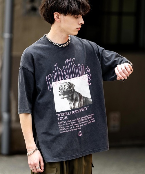 Rocky Monroe（ロッキーモンロー） tシャツ オーバーサイズピグメント