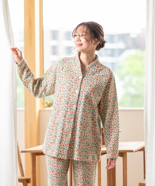 LIBERTY.（リバティ） パジャマ ルームウェア 「LIBERTY」ニットキルト