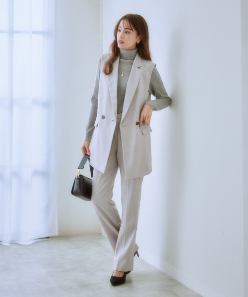 7days Life Styling セットアップ 「レディーススーツ」ドビー素材ジレ