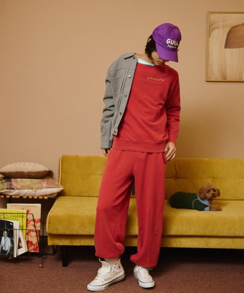 common gull products. スウェットパンツ ジャージ 「種まき」針と糸