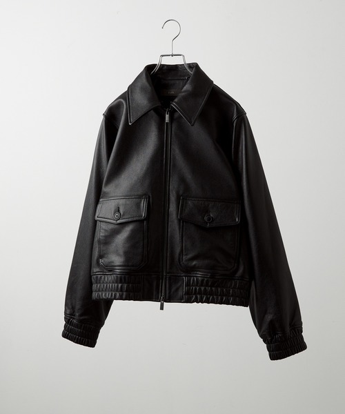 CLEL（クレイル） ブルゾン アウター 「CLEL」Cow Leather G-1 Blouson