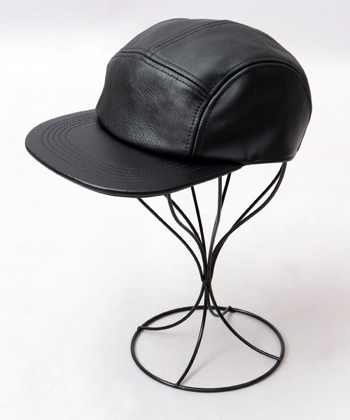 Mr.COVER キャップ 帽子 本革 シープレザー ジェットキャップ メンズ