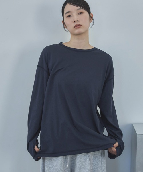 feepur（フェピュール） tシャツ スラブ調オーバーシアートップス