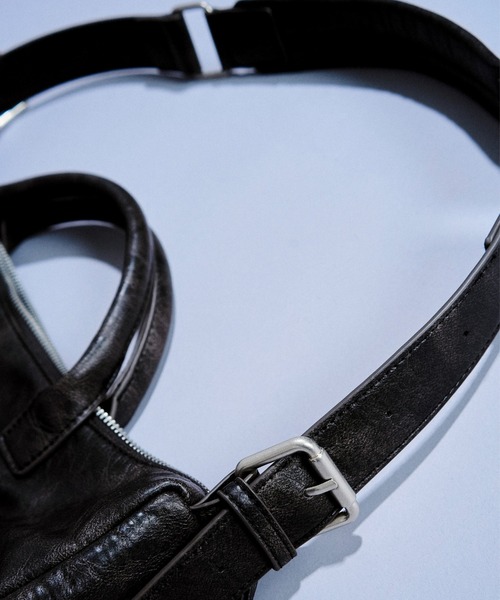 Camphor wood ショルダーバッグ faux leather multi pocket shoulder