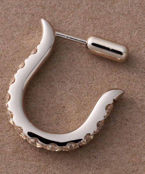 ete bijoux（エテ ビジュー） ピアス 「トーン」 ビジュー ウェーブ