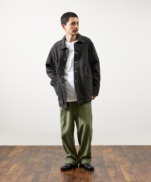 SLOW カバーオール スロウ / sheep leather coverall シープスキン