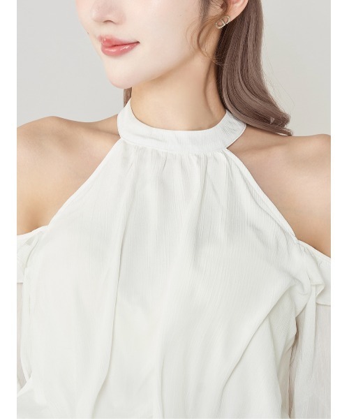 Darich（ダーリッチ） ワンピース ボリュームシフォンミニワンピース