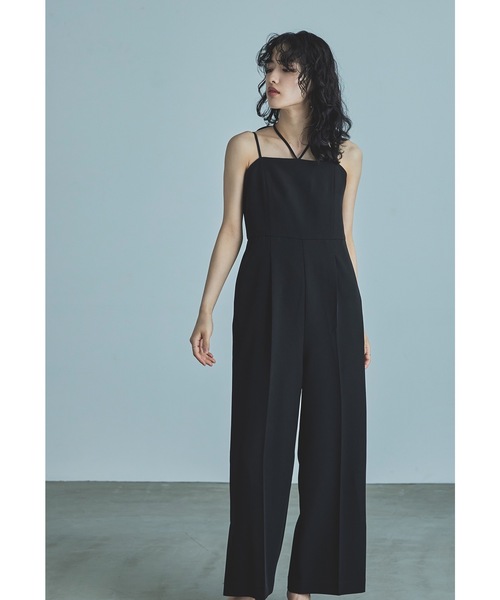 niana（ニアナ） パンツドレス ダブルクロスオールインワンドレス