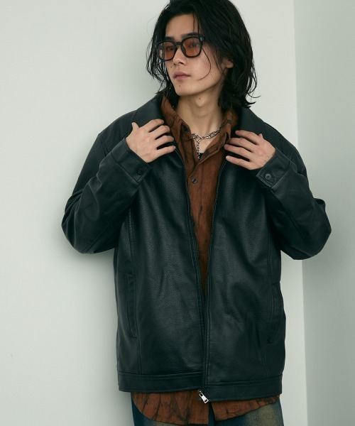 Shoowtime（ショウタイム） ブルゾン アウター fur collar synthetic