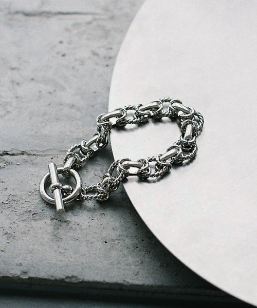 WYM LIDNM ブレスレット ANCHOR TWIST BRACELET / CROSS LINK CHAIN