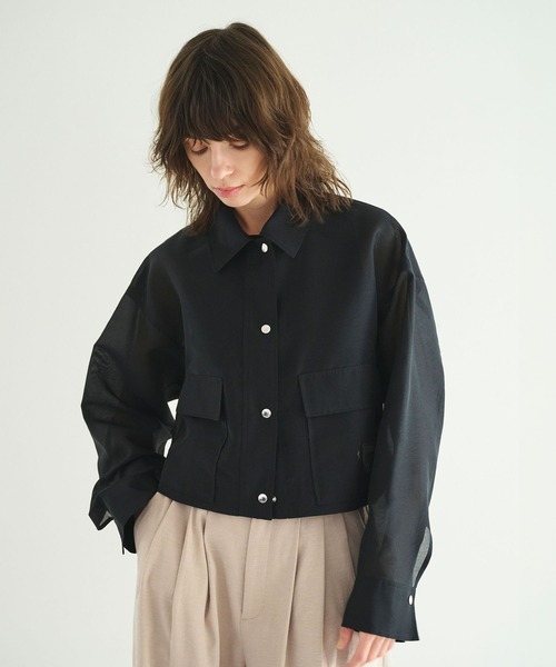 N.O.R.C コート アウター シアーブルゾン レディース : ZOZOTOWN Yahoo