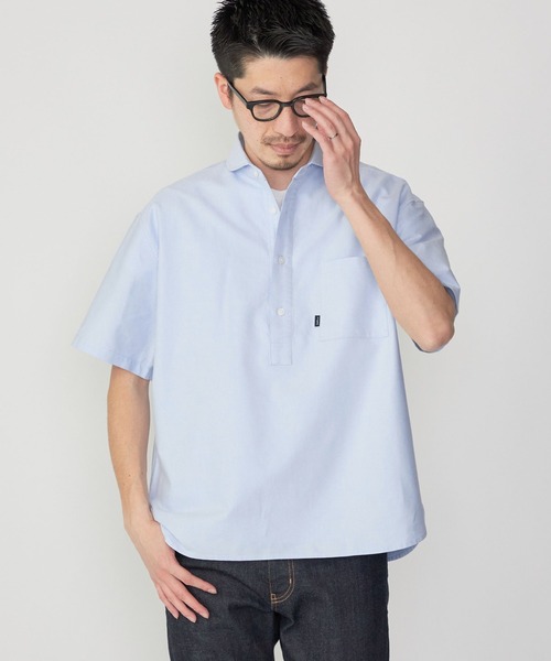 SHIPS.me シャツ 「ZOZO限定」SHIPS.me: OXプルオーバーラウンドカラー